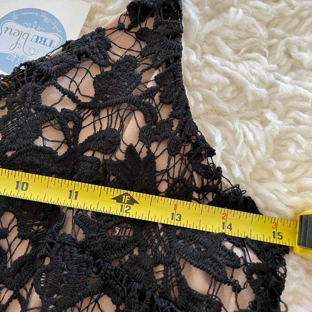 She + Sky NWT Boutique brand Black lace Strappy dress. Size S - Picture 8 of 9